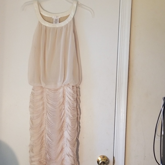 Esley Womens Cream Sleeveless Dress - Picture 7 of 9